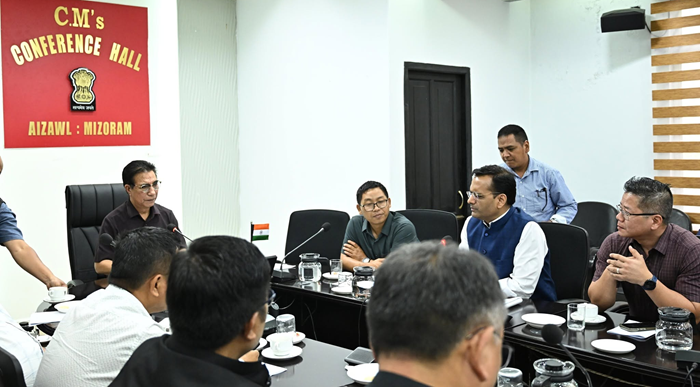 NHIDCL MD holds meeting with Chief Minister of Mizoram